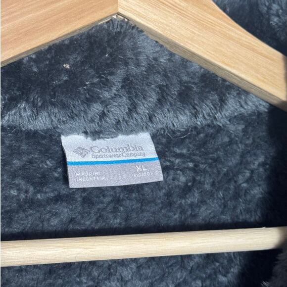 NWT Girls Size XL Columbia Fireside Sherpa Full-Zip Jacket in Shark Gray & Pink - Picture 5 of 8